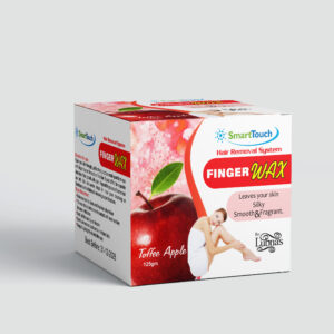 SmartTouch Finger Wax by Lubna’s – Toffee Apple Scent (125gm) for Silky, Fragrant Skin