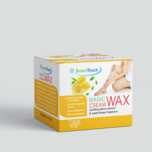 SmartTouch Magic Cream Wax by Lubna’s – Soothing Lemon Extract (Water Washable & Microwaveable)