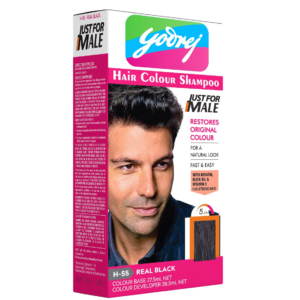 Yodrej Hair Colour Shampoo Real Black H-55