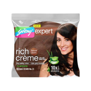 Yodrej Rich Crème Natural Brown No. 35 Hair Colour Cream